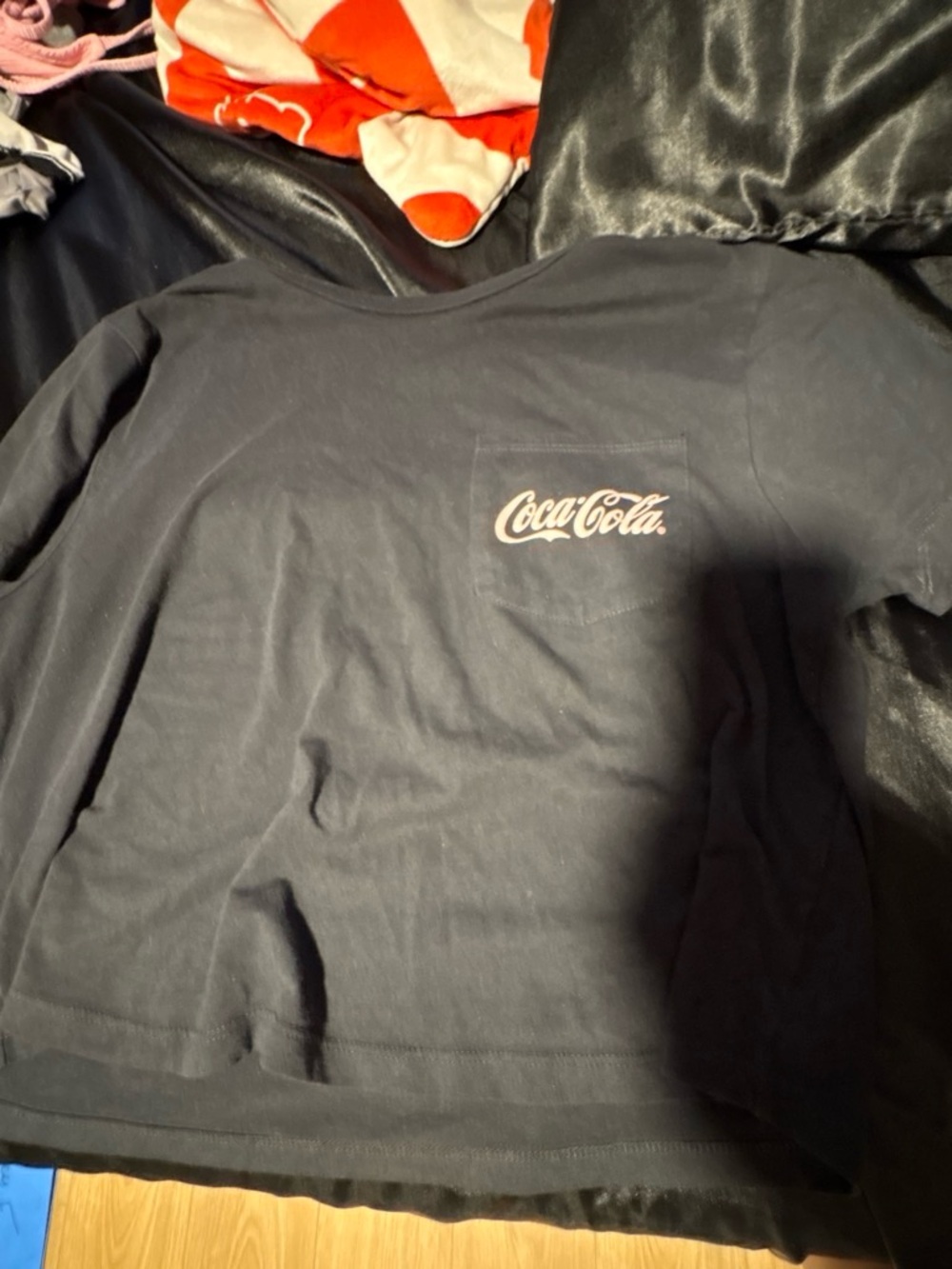 Coca Cola Black Crewneck Sweater with Chest Logo
